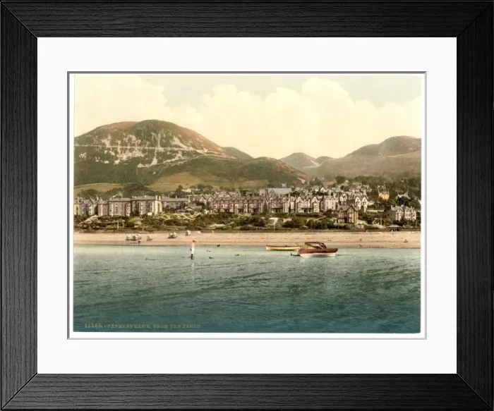 Framed Print : From the Sands, Penmaenmawr, Wales Framed Print : From the Sands, Penmaenmawr, Wales