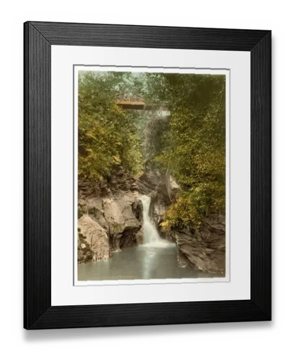 Framed Print : Peel, Glen May Waterfall, Isle of Man, England Framed Print : Peel, Glen May Waterfall, Isle of Man, England