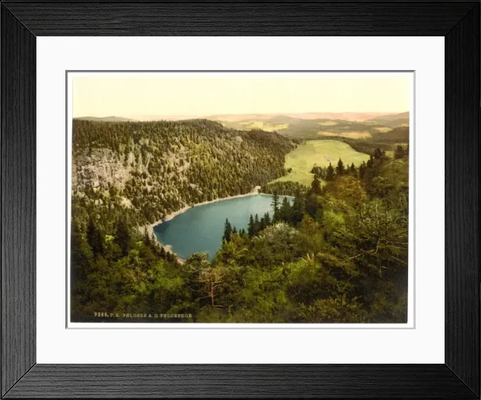 Framed Print : Feldsee and Feldberger Hotel, Black Forest, Baden, Germany Framed Print : Feldsee and Feldberger Hotel, Black Forest, Baden, Germany
