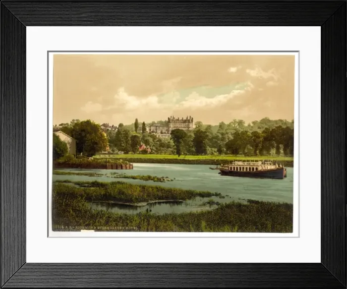 Framed Print : Richmond, Star and Garter Hotel, London and suburbs, England Framed Print : Richmond, Star and Garter Hotel, London and suburbs, England