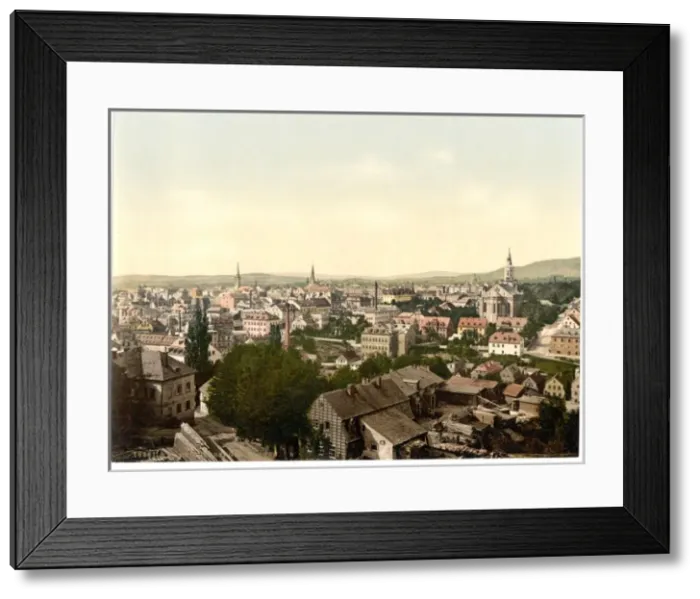 Framed Print : Reichenberg, general view, Bohemia, Austro-Hungary Framed Print : Reichenberg, general view, Bohemia, Austro-Hungary