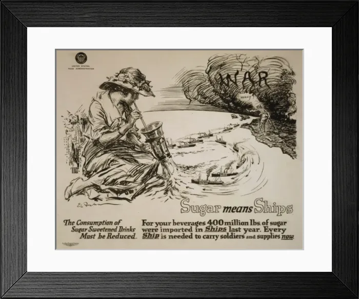 Framed Print : Sugar means ships - The consumption of sugar sweetened drink Framed Print : Sugar means ships - The consumption of sugar sweetened drink
