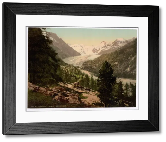 Framed Print : Upper Engadine, Morteratsch Glacier, Grisons, Switzerland Framed Print : Upper Engadine, Morteratsch Glacier, Grisons, Switzerland