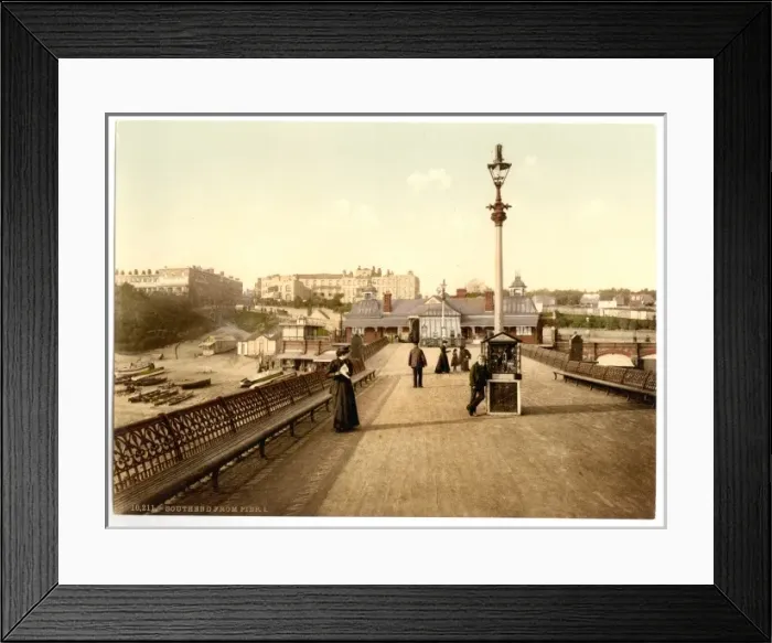 Framed Print : View from the pier, I. Southend-on-Sea, England Framed Print : View from the pier, I. Southend-on-Sea, England
