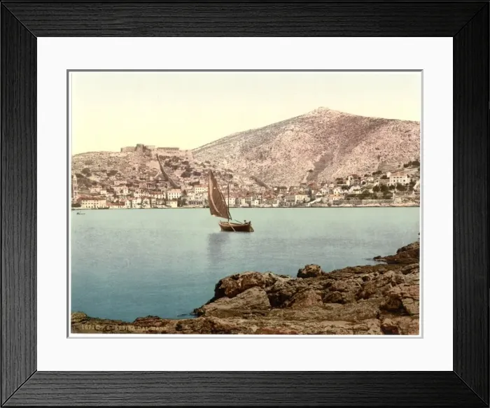 Framed Print : Lesina, from the sea, Dalmatia, Austro-Hungary Framed Print : Lesina, from the sea, Dalmatia, Austro-Hungary