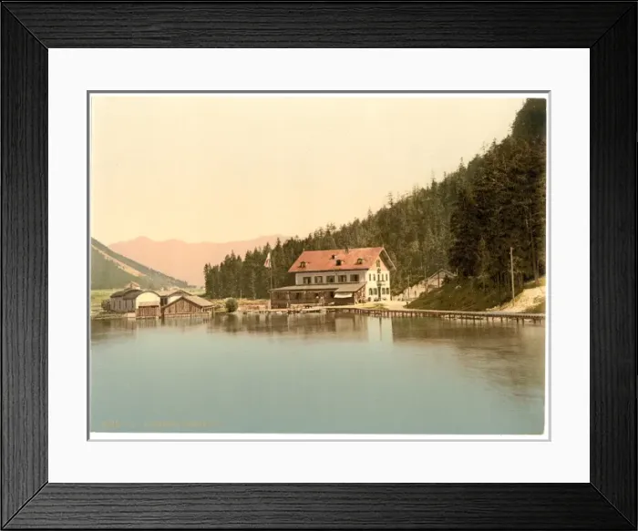 Framed Print : Achensee, Seepitz, Tyrol, Austro-Hungary Framed Print : Achensee, Seepitz, Tyrol, Austro-Hungary