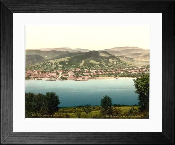 Framed Print : Orsova, and Cernthal sic, Austro-Hungary Framed Print : Orsova, and Cernthal sic, Austro-Hungary