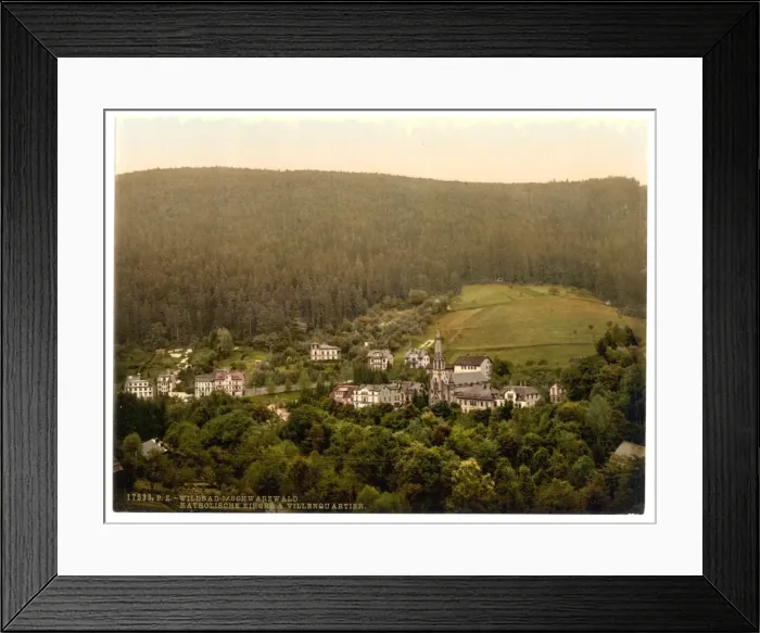 Framed Print : Church, Wildbad, Black Forest, Baden, Germany Framed Print : Church, Wildbad, Black Forest, Baden, Germany