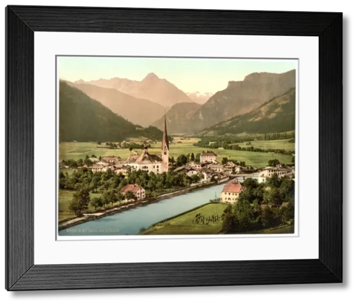 Framed Print : Zell on the Ziller (i. e. Zell am Ziller), Tyrol, Austro-Hun Framed Print : Zell on the Ziller (i. e. Zell am Ziller), Tyrol, Austro-Hun