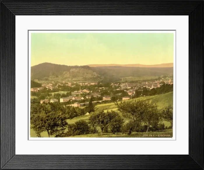 Framed Print : Kissengen (i. e. Bad Kissingen), Bavaria, Germany
