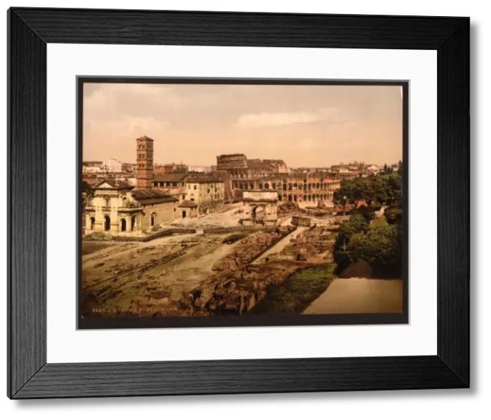 Framed Print : Forum Romanum from the Palatine, Rome, Italy Framed Print : Forum Romanum from the Palatine, Rome, Italy