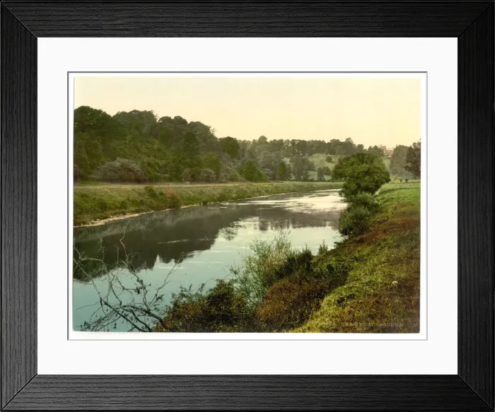 Framed Print : The Wye, Goodrich, England Framed Print : The Wye, Goodrich, England