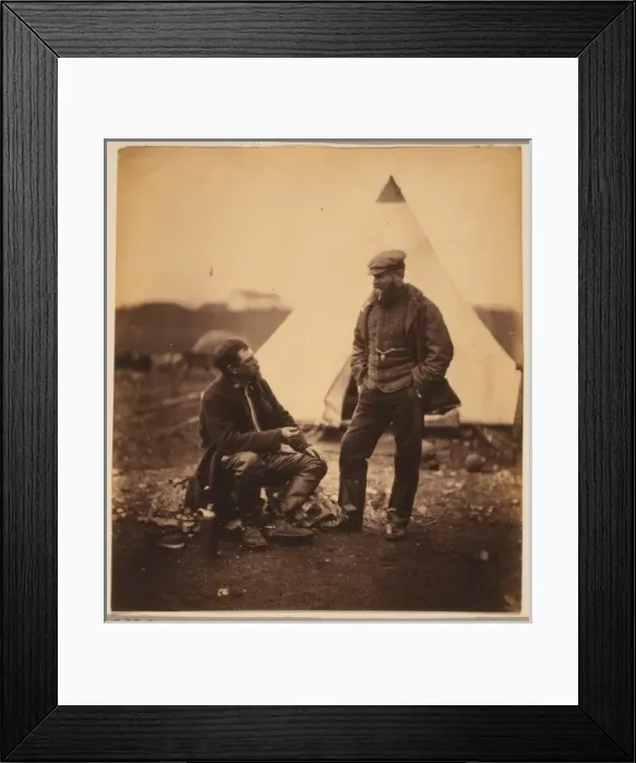 Framed Print : Major Hallewell & Captain Pearson Framed Print : Major Hallewell & Captain Pearson