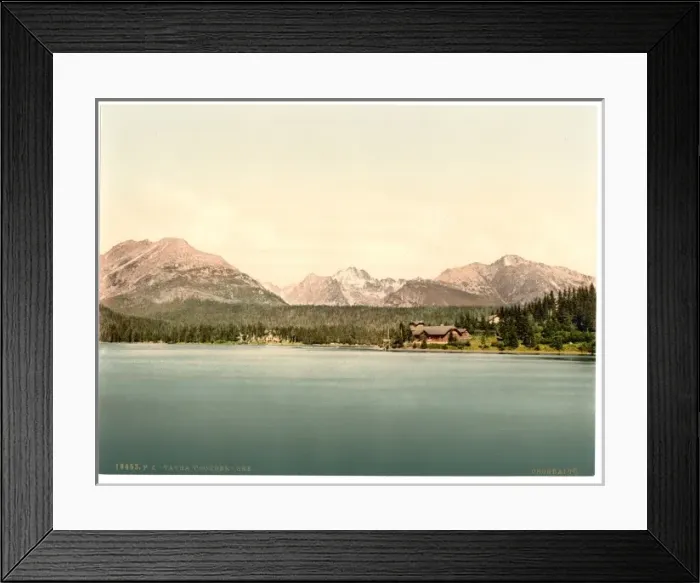 Framed Print : Csorber (i. e. Csorba) See, Tatra, Austro-Hungary Framed Print : Csorber (i. e. Csorba) See, Tatra, Austro-Hungary