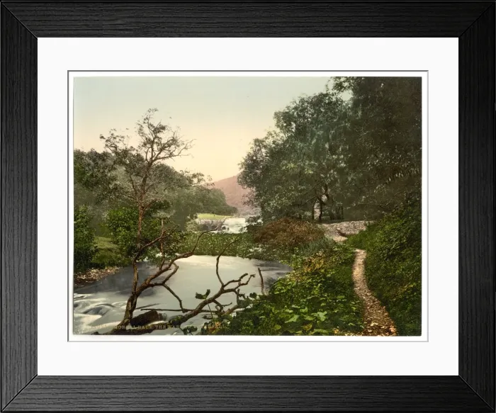 Framed Print : Monsal Dale, the Warren Waterfall, Derbyshire, England Framed Print : Monsal Dale, the Warren Waterfall, Derbyshire, England