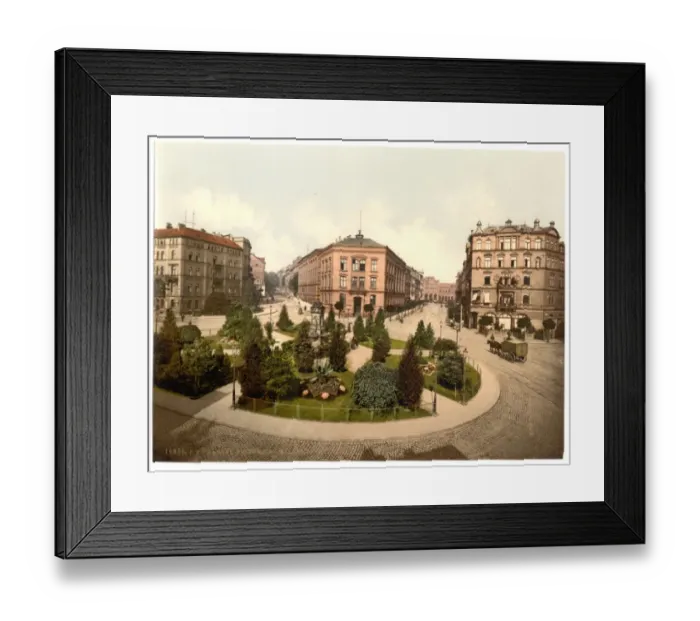 Framed Print : Friedrich-William Platz, Cassel (i. e. Kassel), Hesse-Nassau Framed Print : Friedrich-William Platz, Cassel (i. e. Kassel), Hesse-Nassau
