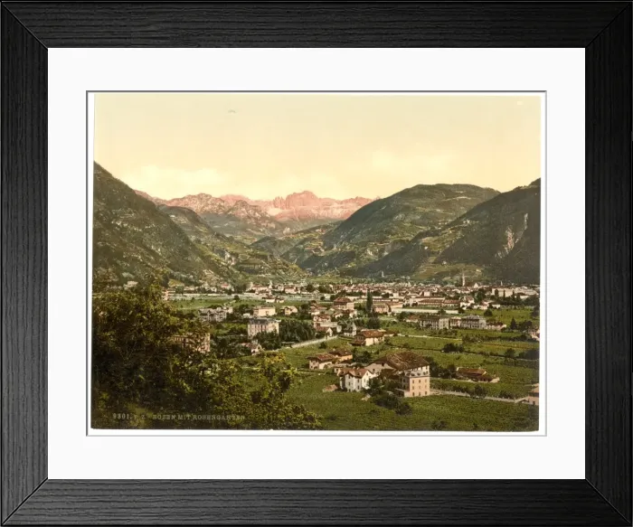 Framed Print : Bosen and Rosengarten, Tyrol, Austro-Hungary Framed Print : Bosen and Rosengarten, Tyrol, Austro-Hungary