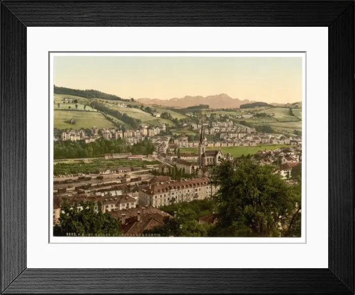 Framed Print : St. Leonard and the Santes, St. Gall, Switzerland Framed Print : St. Leonard and the Santes, St. Gall, Switzerland
