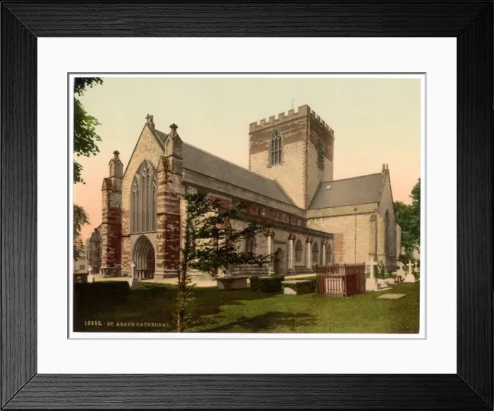 Framed Print : Cathedral, St. Asaph, Wales Framed Print : Cathedral, St. Asaph, Wales