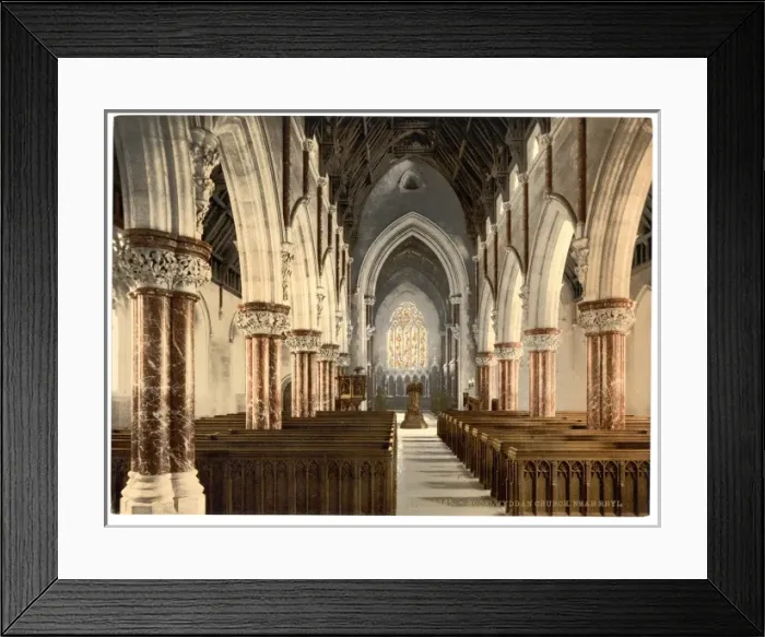Framed Print : Boddelwyddan Church (interior), Rhyl, Wales Framed Print : Boddelwyddan Church (interior), Rhyl, Wales