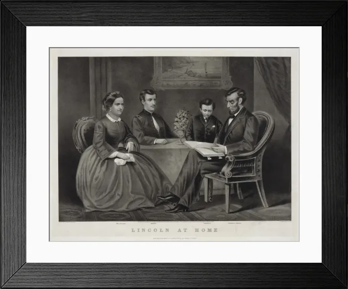 Framed Print : Lincoln at home Framed Print : Lincoln at home