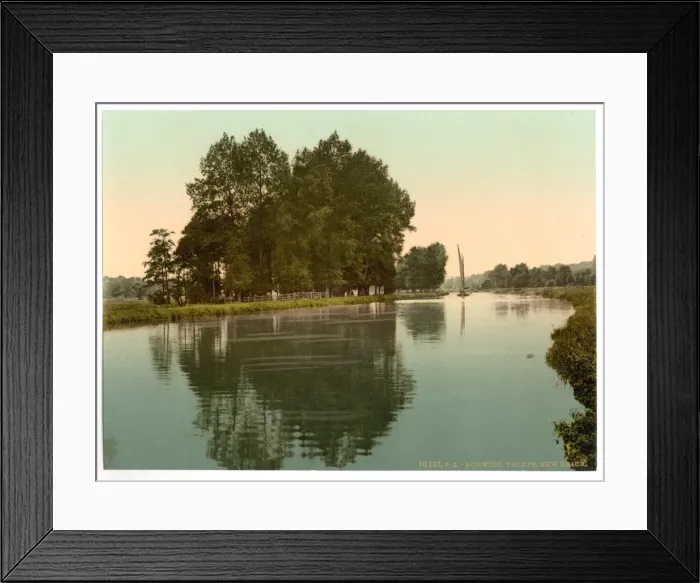 Framed Print : Thorpe, New Reach, Norwich, England Framed Print : Thorpe, New Reach, Norwich, England