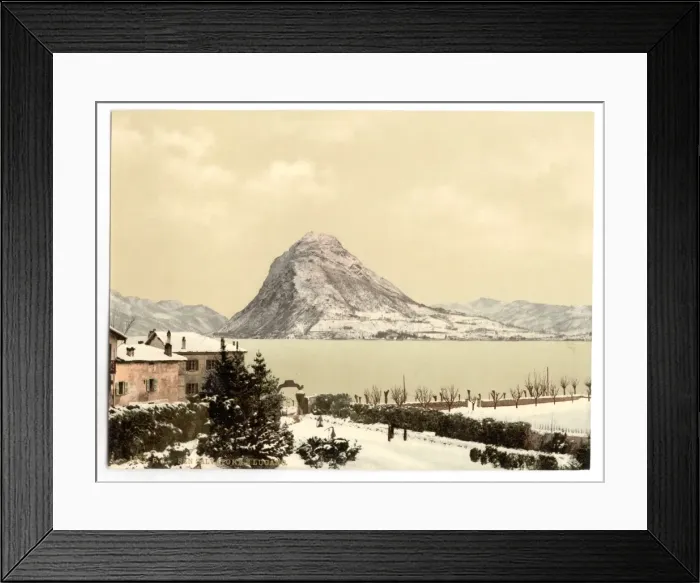 Framed Print : Lugano, San Salvatore, Tessin, Switzerland Framed Print : Lugano, San Salvatore, Tessin, Switzerland