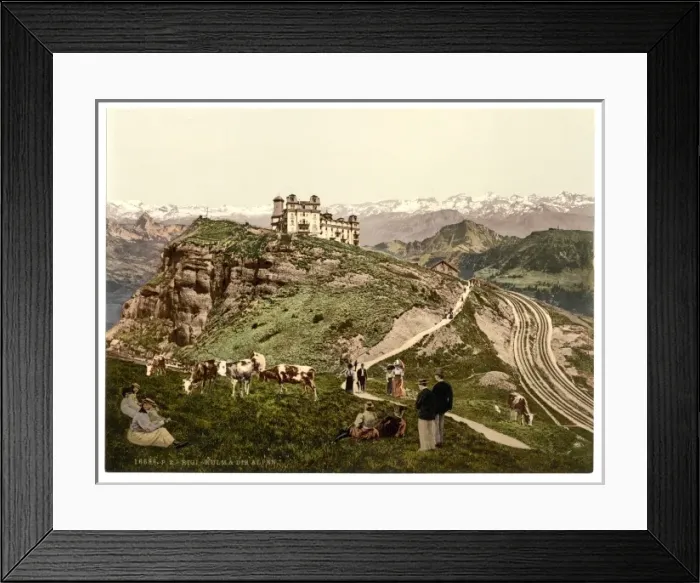 Framed Print : Kulm, view of the Alps, Rigi, Switzerland Framed Print : Kulm, view of the Alps, Rigi, Switzerland