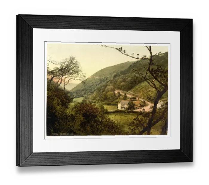 Framed Print : Hunters Inn, Lynton and Lynmouth, England Framed Print : Hunters Inn, Lynton and Lynmouth, England