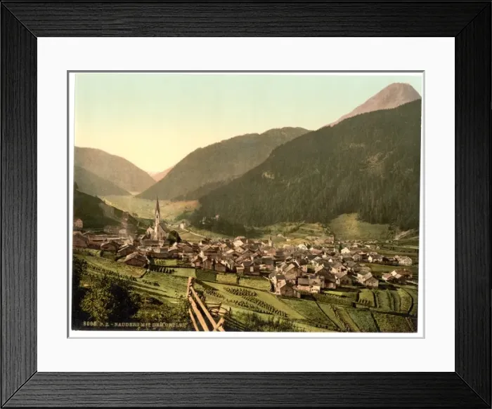 Framed Print : Ortler Group, Nauders, Tyrol, Austro-Hungary Framed Print : Ortler Group, Nauders, Tyrol, Austro-Hungary