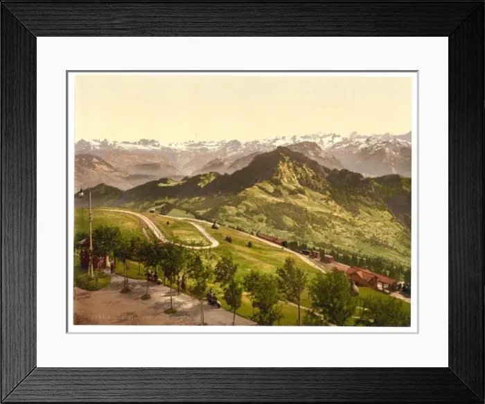 Framed Print : Scheidegg, general view, Rigi, Switzerland Framed Print : Scheidegg, general view, Rigi, Switzerland