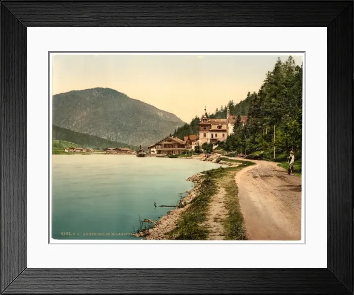 Framed Print : Achensee, Scholastica, Tyrol, Austro-Hungary Framed Print : Achensee, Scholastica, Tyrol, Austro-Hungary