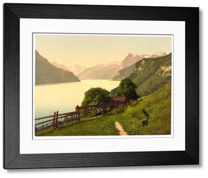 Framed Print : Urnersee, general view, Lake Lucerne, Switzerland Framed Print : Urnersee, general view, Lake Lucerne, Switzerland