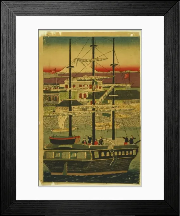 Framed Print : Yokohama jetty Framed Print : Yokohama jetty