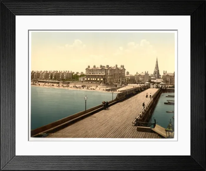 Framed Print : Royal Hotel from pier, Lowestoft, England