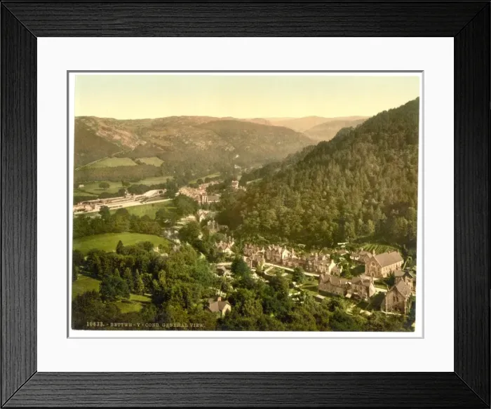 Framed Print : General view, Bettws-y-Coed (i. e. Betws), Wales Framed Print : General view, Bettws-y-Coed (i. e. Betws), Wales