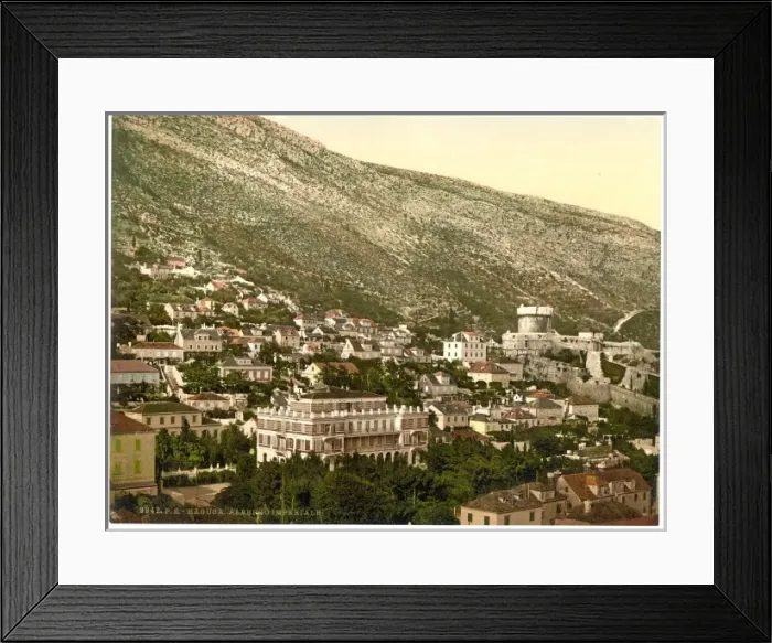Framed Print : Ragusa, the Imperial Hotel, Dalmatia, Austro-Hungary Framed Print : Ragusa, the Imperial Hotel, Dalmatia, Austro-Hungary
