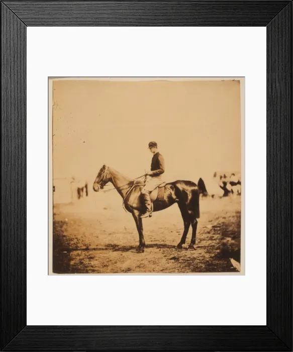 Framed Print : Captain Morgan, Rifle Corps, ADC. to General Bernard, on Cox Framed Print : Captain Morgan, Rifle Corps, ADC. to General Bernard, on Cox