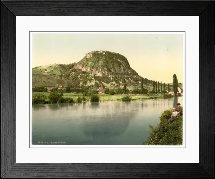 Framed Print : Hohentweil, general view, Baden, Germany Framed Print : Hohentweil, general view, Baden, Germany