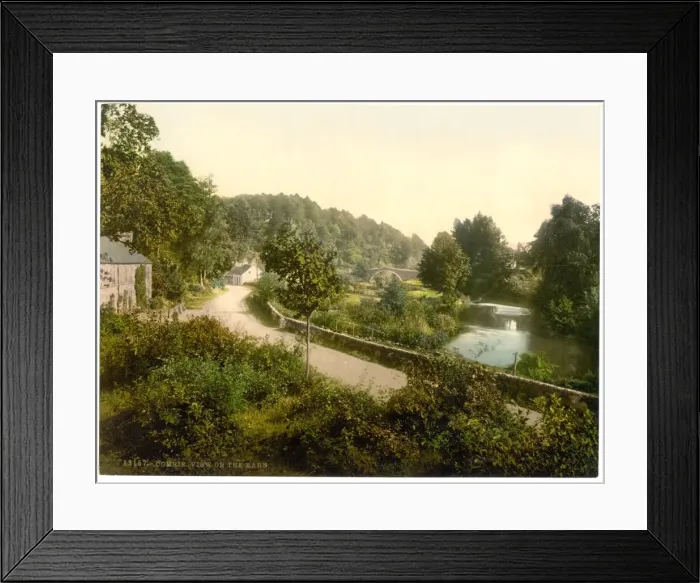 Framed Print : View on the Ern, (i. e. Earn), Comrie, Scotland Framed Print : View on the Ern, (i. e. Earn), Comrie, Scotland