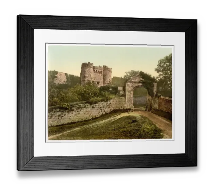 Framed Print : Carisbrocke (i. e. Carisbrooke), the castle, Isle of Wight Framed Print : Carisbrocke (i. e. Carisbrooke), the castle, Isle of Wight