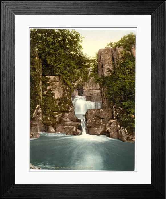Framed Print : Bracklinn Falls and bridge, Callander, Scotland Framed Print : Bracklinn Falls and bridge, Callander, Scotland