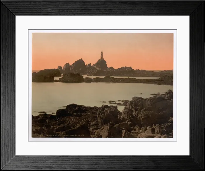 Framed Print : Jersey, Corbiere Lighthouse, II, Channel Island, England Framed Print : Jersey, Corbiere Lighthouse, II, Channel Island, England