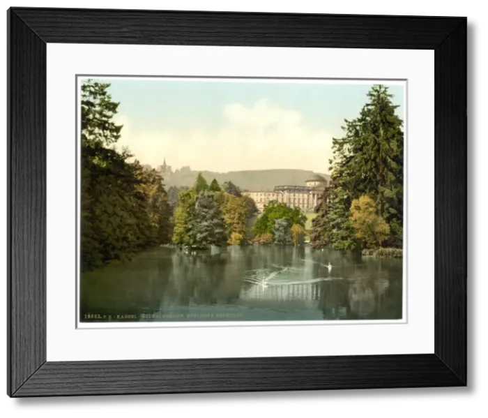 Framed Print : Castle and Hercules, Wilhelmshohe, Cassel (i. e. Kassel), He Framed Print : Castle and Hercules, Wilhelmshohe, Cassel (i. e. Kassel), He