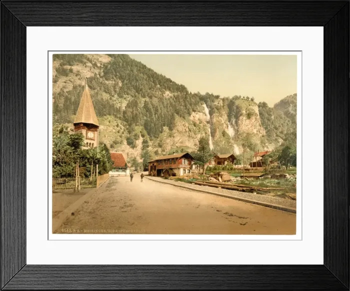 Framed Print : Lutschinen, Alpbach Falls, Bernese Oberland, Switzerland Framed Print : Lutschinen, Alpbach Falls, Bernese Oberland, Switzerland