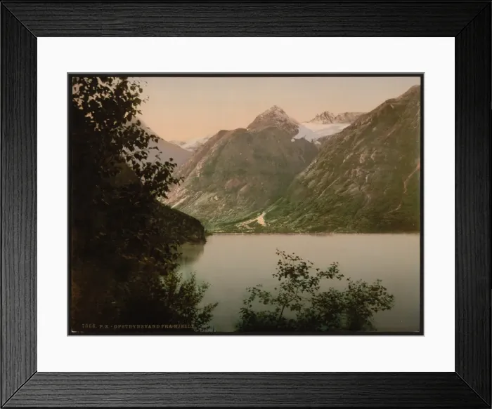 Framed Print : Opstryn Lake from Hjelle, Stryn, Norway Framed Print : Opstryn Lake from Hjelle, Stryn, Norway