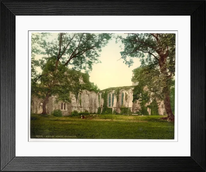 Framed Print : Exterior, Netley Abbey, England Framed Print : Exterior, Netley Abbey, England