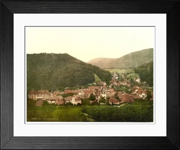 Framed Print : Bath Grund (i. e. Bad Grund), Hartz, Germany Framed Print : Bath Grund (i. e. Bad Grund), Hartz, Germany