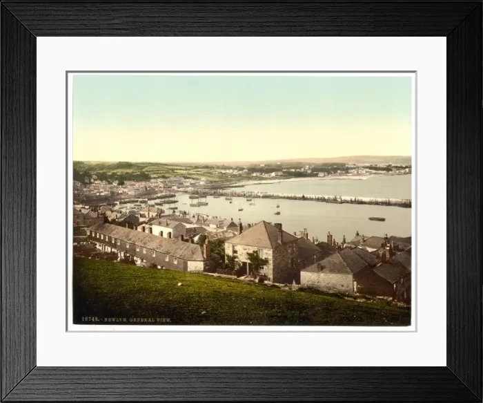 Framed Print : Newlyn, general view, Cornwall, England Framed Print : Newlyn, general view, Cornwall, England