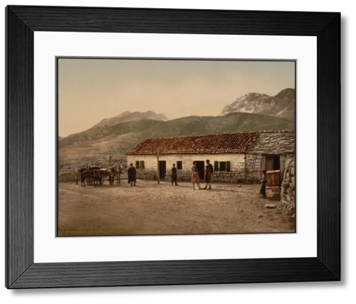 Framed Print : The Inn di Krstac on the Cetinje Road, Njegus, Montenegro Framed Print : The Inn di Krstac on the Cetinje Road, Njegus, Montenegro